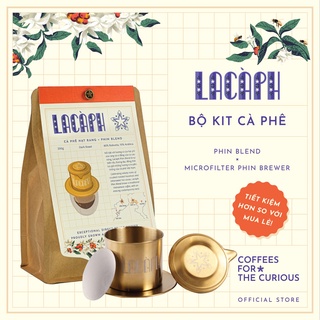 Bộ kit cà phê lacàph phin blend & phin brewer 250g