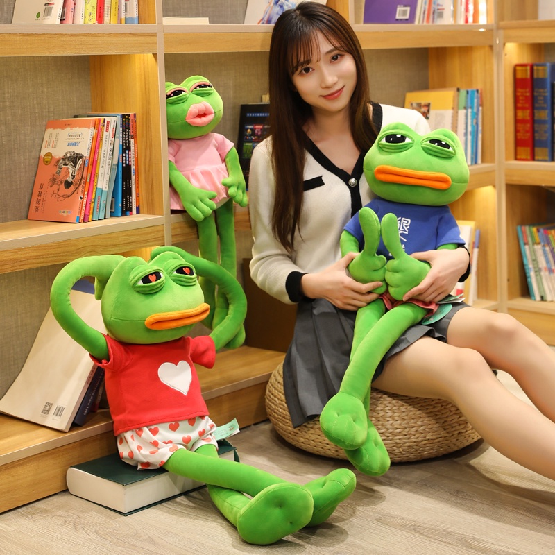 Chú Ếch Nhồi Bông Ngộ Nghĩnh Đáng Yêu 0HLE