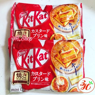KitKat vị cream brulee date T10/2020 xách tay Nhật Bản