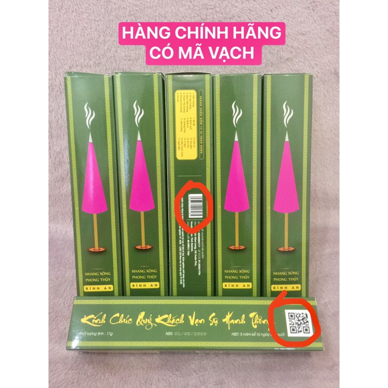Nhang xông phong thủy bình an ( hàng 9 hãng có mã vạch ) | BigBuy360 - bigbuy360.vn