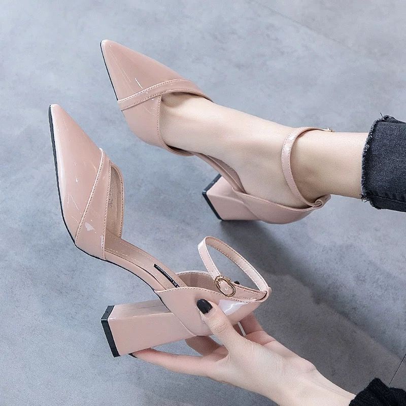Giày cao gót mũi nhọn thời trang xinh xắn dành cho nữ