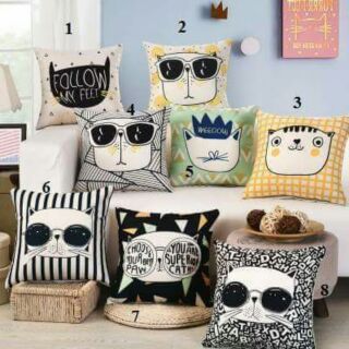 Gối sofa gối tựa lưng, gối trang trí phòng khách phòng làm việc, các quán Cafe, phòng trà, trà sữa. Với thiết kế độc đáo