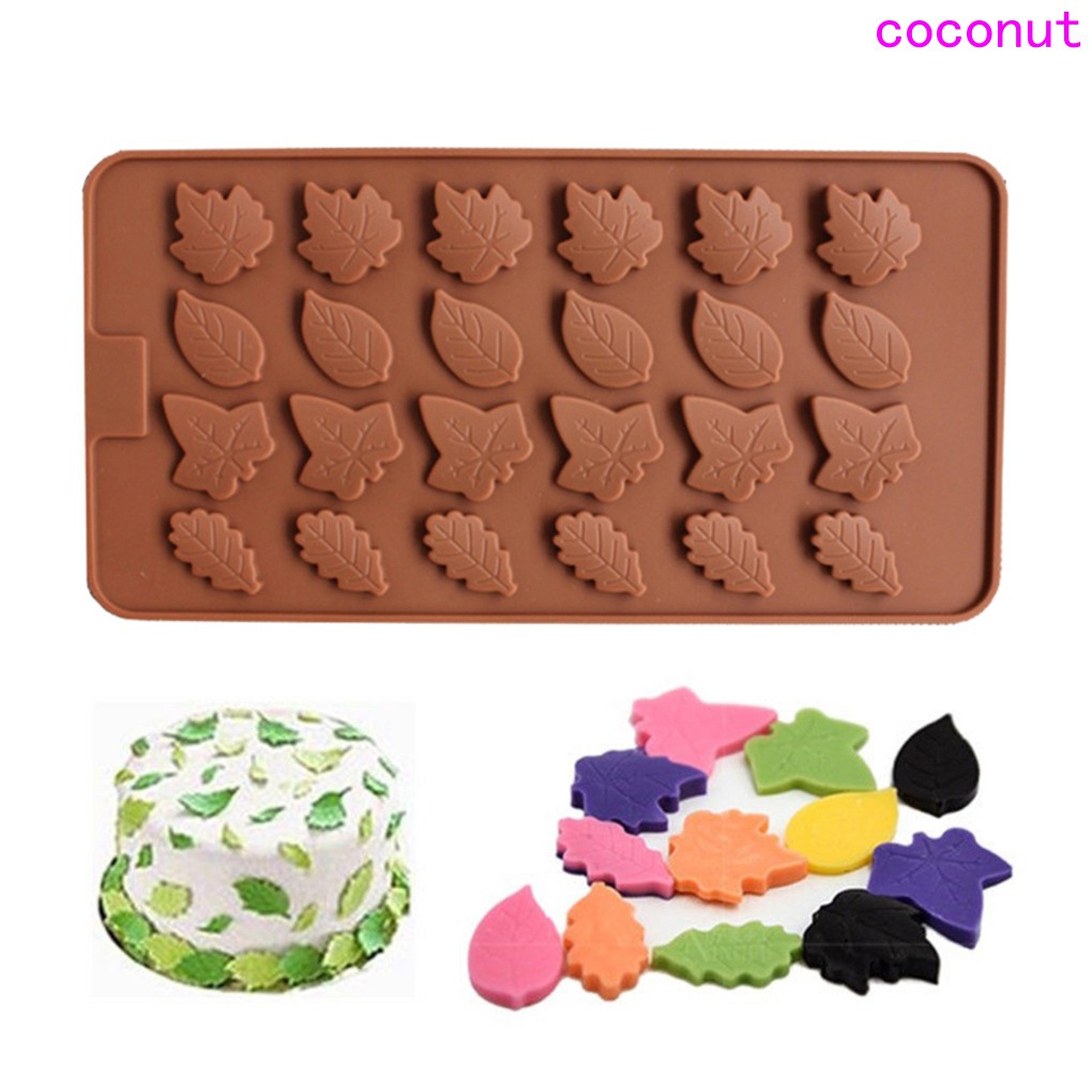 Khuôn Silicon Làm Bánh Đa Năng Tạo Hình Chiếc Lá Sáng Tạo