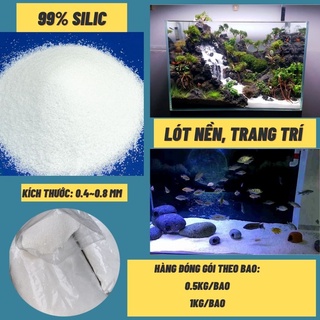 Cát thạch anh lọc nước cho hồ cá cảnh