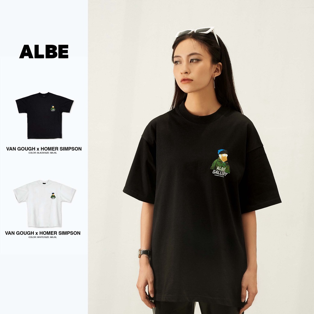 Áo phông Vincent van Gogh x Homer Simpson