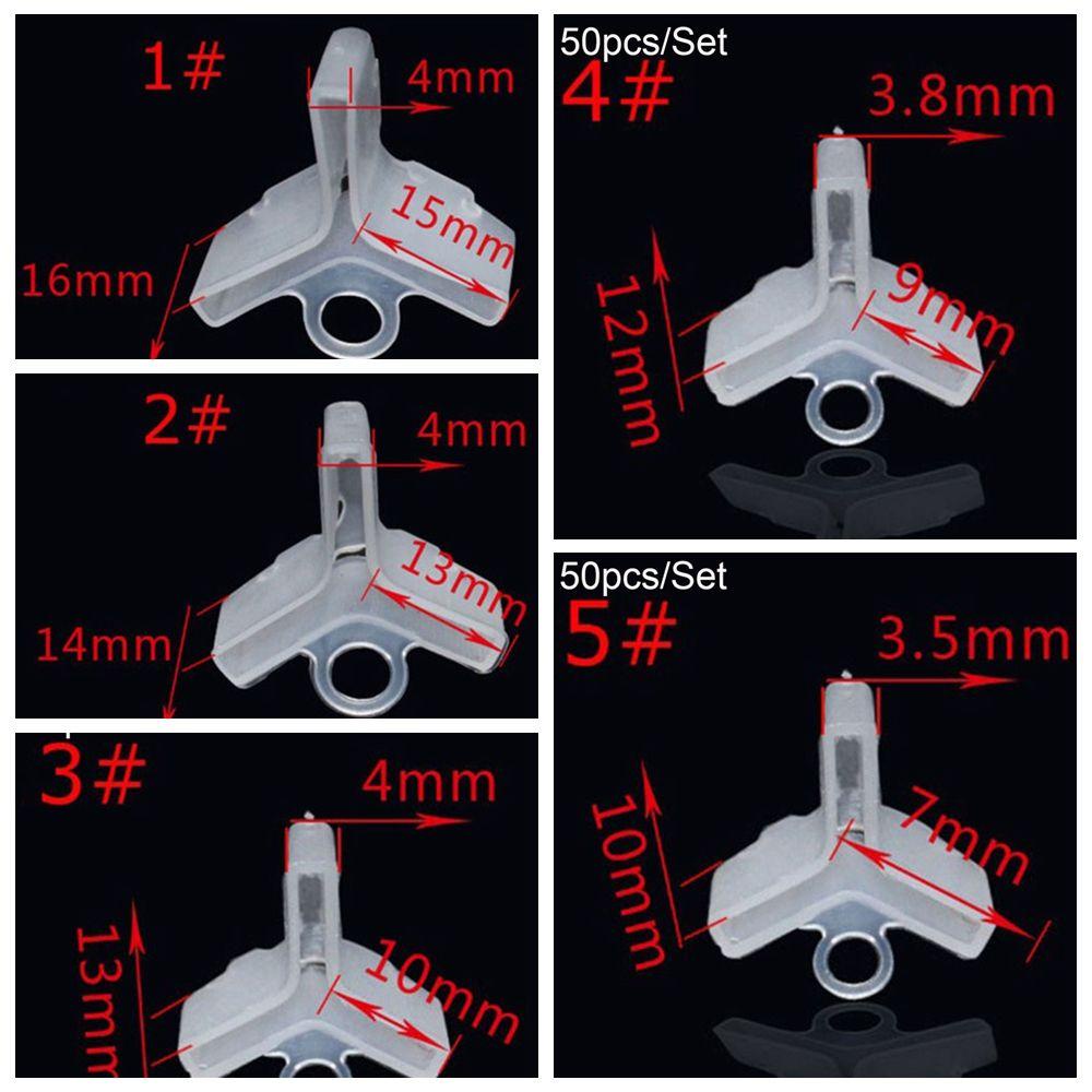 Bộ 50 Vỏ Nhựa Bảo Vệ Móc Câu Chất Lượng Cao