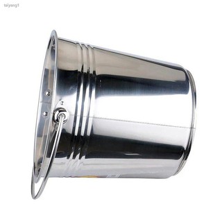 Xô đựng nước bằng thép không gỉ dày dặn kích cỡ lớn tiện dụng