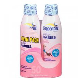 Xịt chống nắng Coppertone Waterbabies SPF 50 Spray Lotion 170ml