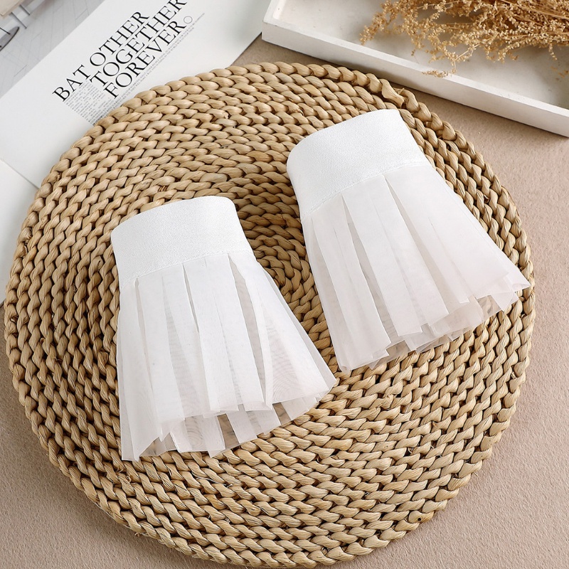 Ống Tay Áo Giả Xếp Ly Trang Trí Thông Dụng