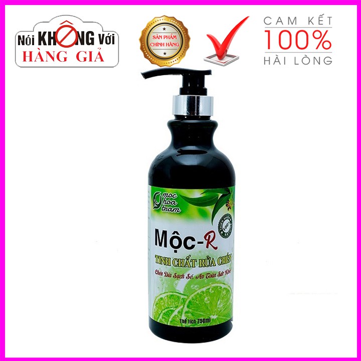 Mua nước rửa chén bát, xà bông rửa chén Sát khuẩn MỘC R chai 750ml