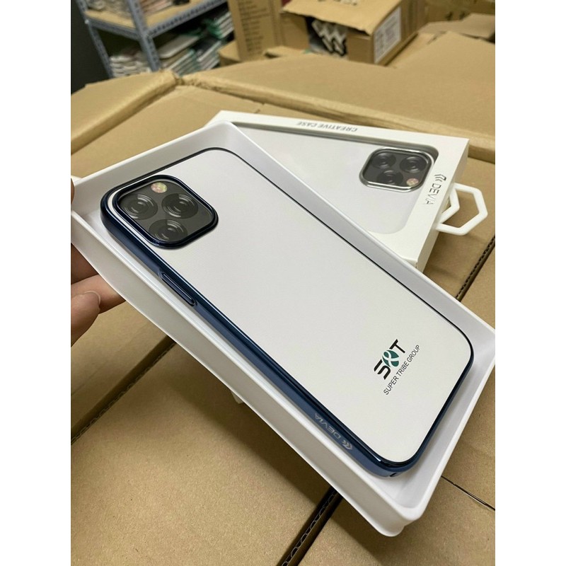 Ốp lưng DEVIA Cực Đẹp lưng trong viền màu cho Iphone 12 / 12 Pro/ 12 Pro Max/ 11 Pro Max chính hãng | WebRaoVat - webraovat.net.vn