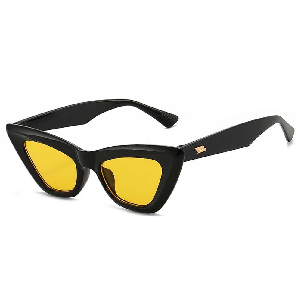 Kính Mát Hình Tam Giác Chống Tia UV Họa Tiết Da Báo Thương Hiệu WMES15H Sang Trọng