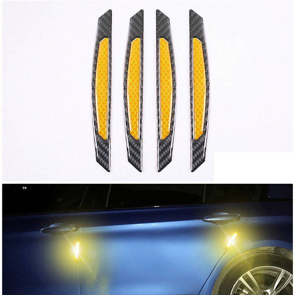 Bộ 4 Miếng Dán Phản Quang Chống Va Chạm Cho Xe Hơi