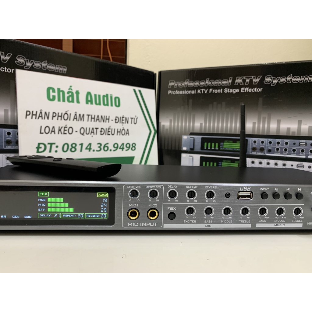 Vang cơ lai số JBL K-350 có reveb, bluetooth 5.0.