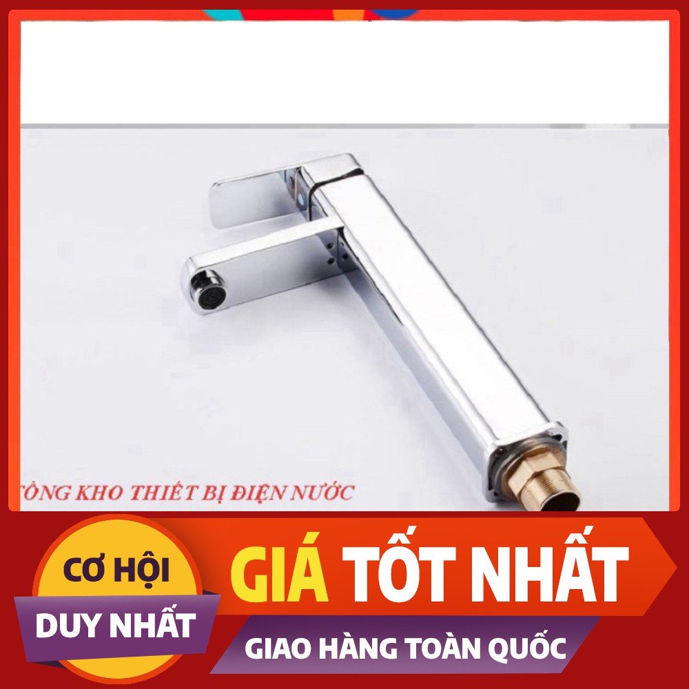 Vòi chậu rửa mặt, Vòi lavabo nóng lạnh chậu dương bàn cao cấp SNL 29 - tặng đôi dây cấp inox