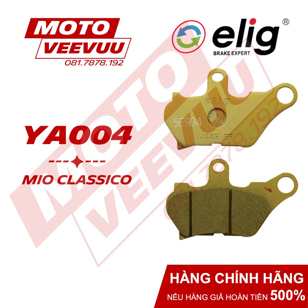 Bố thắng dĩa, má phanh dĩa ELIG YA004 Dùng cho Mio Classico
