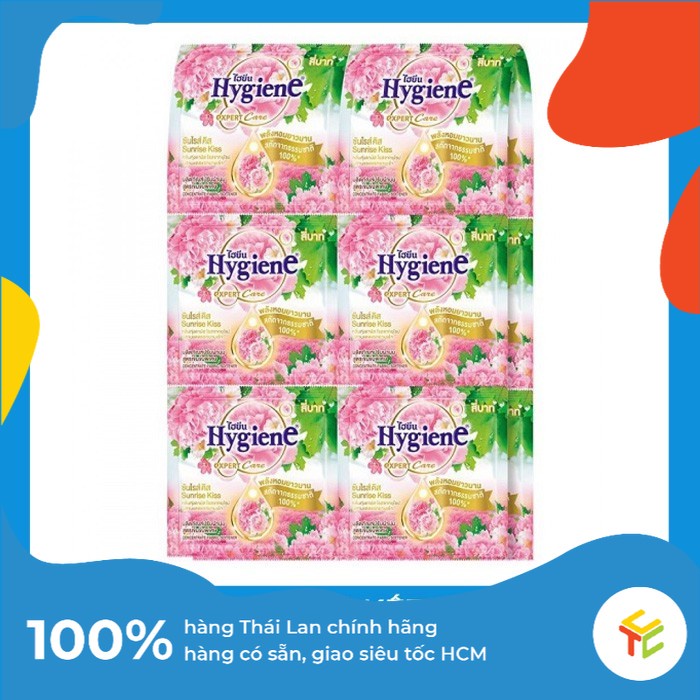 [Hương Sunrise Kiss] 12 Bịch Xả Vải Hygiene 20ml Thái Lan Mới