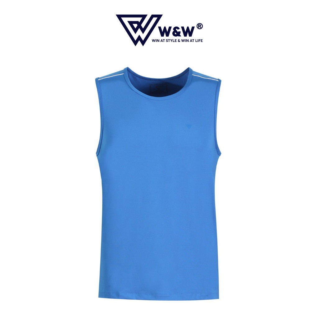 Áo Ba Lỗ Nam Tanktop W&amp;W Siêu Mát, Thấm Hút Mồ Hôi, Co Giãn Tốt Dùng Tập Gym, Chạy Bộ, Thể Dục Thể Thao Cho Nam WTT07