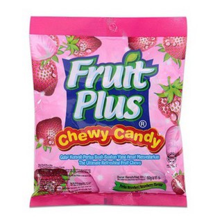 KẸO HOA QUẢ/ TRÁI CÂY FRUIT PLUS HƯƠNG DÂU/ NHO ĐEN 150G