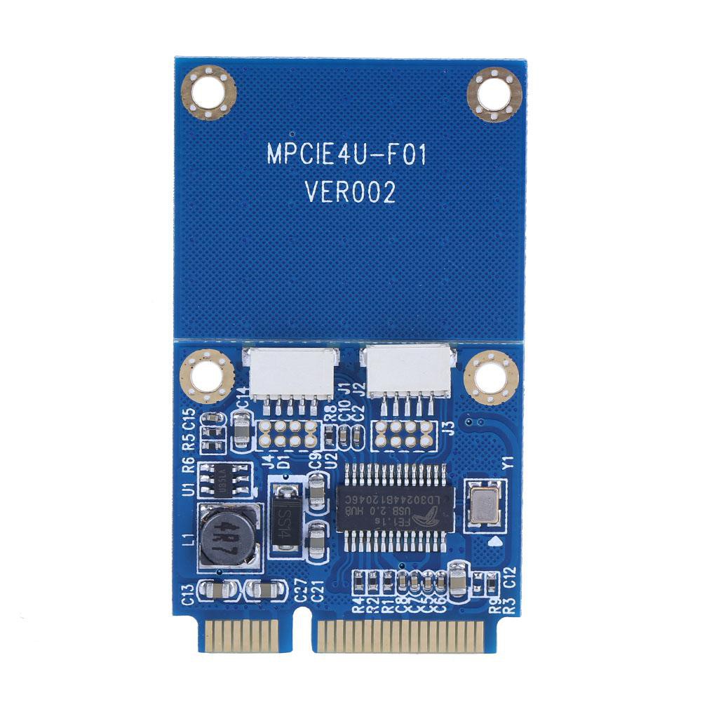 (Dom) Giắc Chuyển Đổi Mini Pci-E Sang Dual Usb Mpcie Sang 5 Pin 2 Cổng Usb 2.0