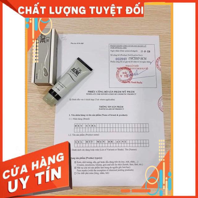 [hàng chuẩn] GEL HÚT MỤN TRO NÚI LỬA DR ACNE | BigBuy360 - bigbuy360.vn