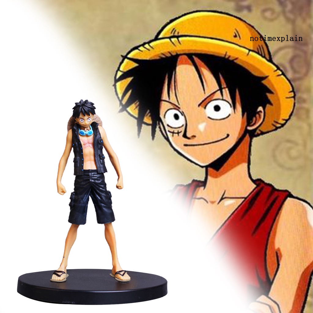 NTP Figure Model Anime One Piece Action Simulation PVC Luffy Roronoa Zoro Sanji Usoppu Miniature for Desktop