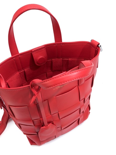 Túi Phillip Lim Odita bucket đỏ dây đan chất da thật mềm đẹp