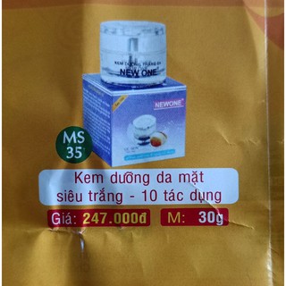 Kem dưỡng trắng da mặt newone 30g.