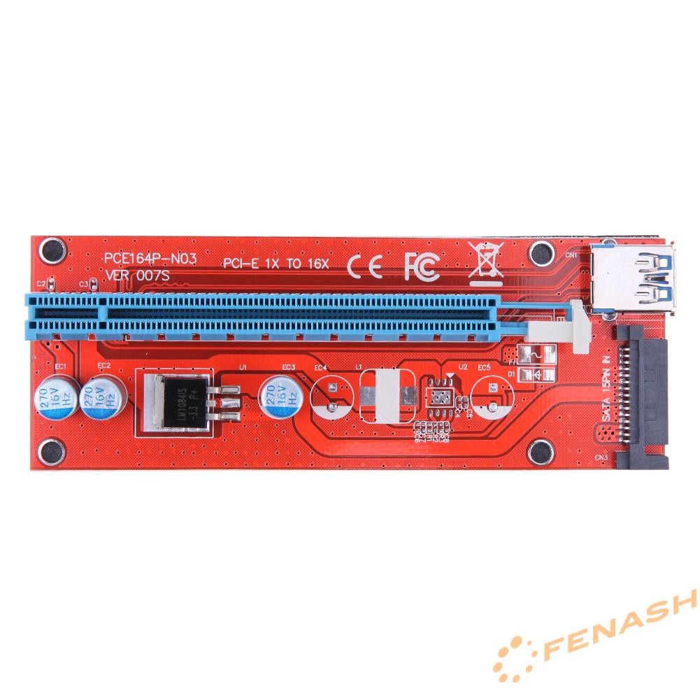 Dây Cáp Chuyển Đổi 60cm 007s Pci-E Riser 1x 16x Usb3.0 Cho Btc Miner