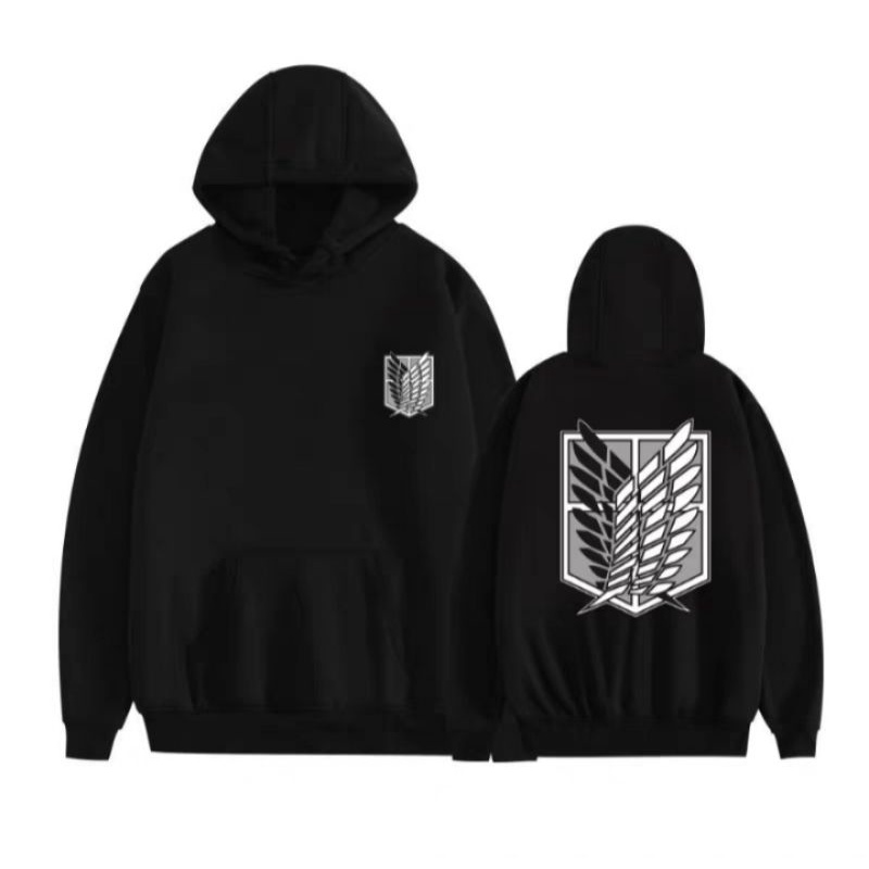 ( Mẫu Mới) Áo Hoodie Dài Tau Hoạt Hình Anime Attack On Titan Nam Nữ Unisex | WebRaoVat - webraovat.net.vn