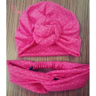 Set mũ turban mẹ và bé