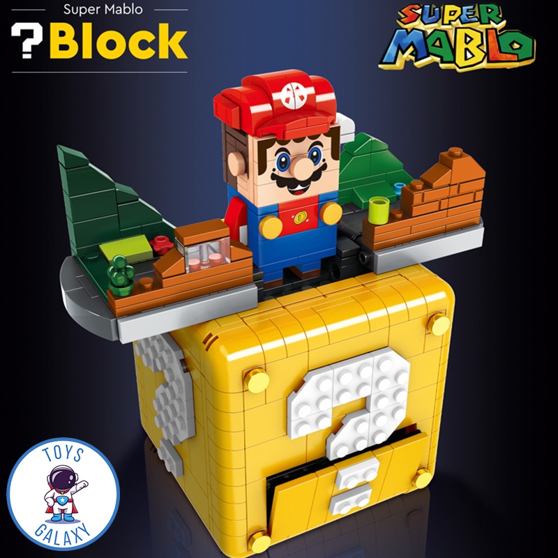 Đồ Chơi Lắp Ráp Kiểu LEGO BOX Super Mario Mô Hình Chiếc Hộp Ma Thuật Biến Hình Anh Hùng Dễ Thương No.8887