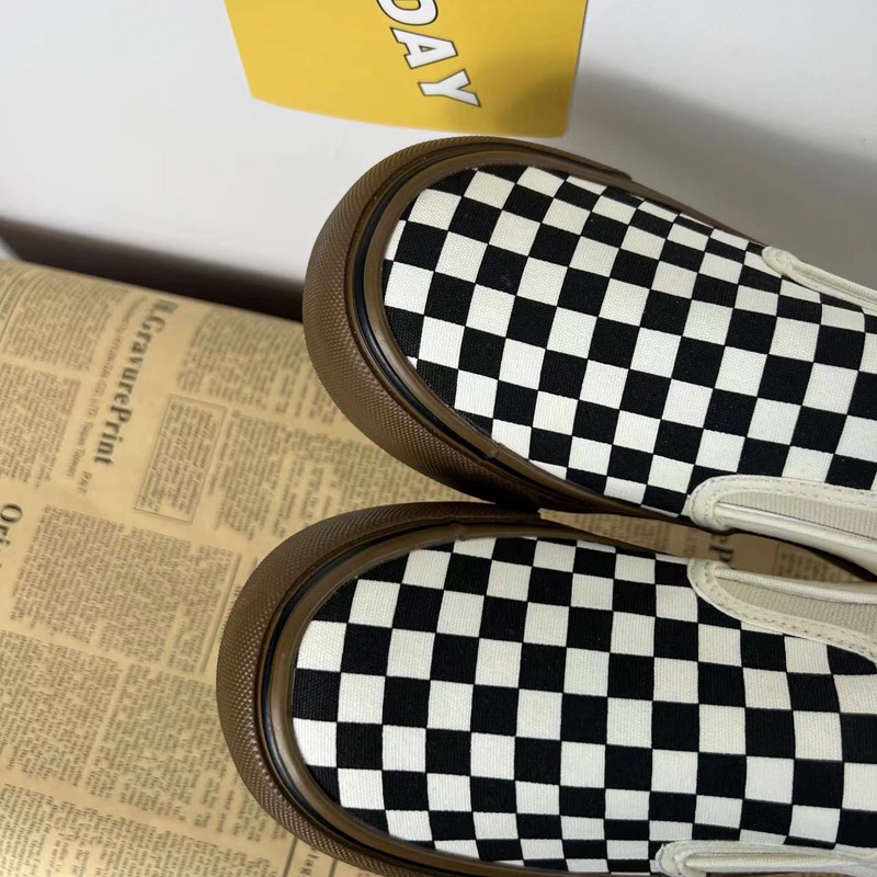 Giày Slip thời trang Đen nâu mẫu mới thu đông 2022