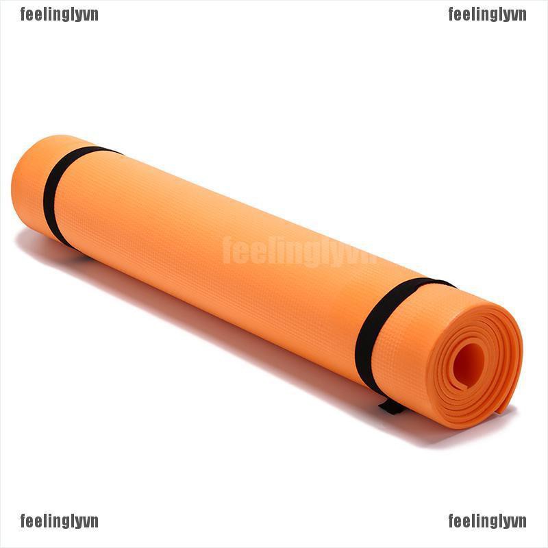 ❤TOP❤ Thảm tập Yoga chất liệu nhựa mềm EVA màu sắc đẹp mắt 173*60*0.4cm YO