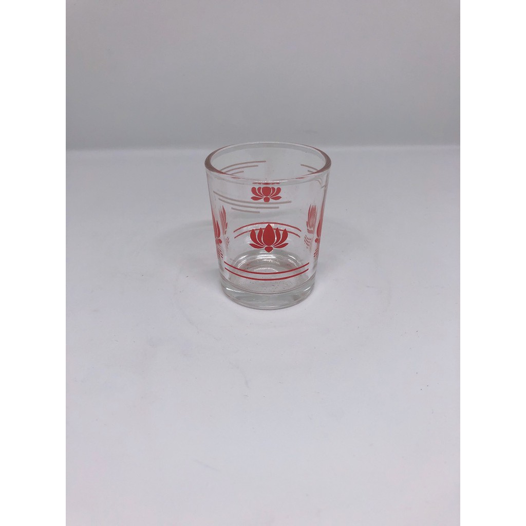 🌻 Bộ 12 Ly Thủy Tinh Uống Trà Hoa Sen