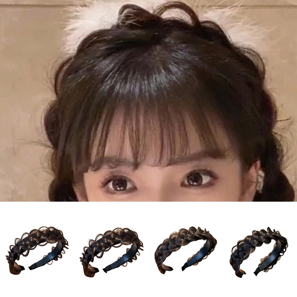 {Soltweter} Băng Đô Dạng Tóc Giả Thắt Bím Phong Cách Bohemia Cho Nữ