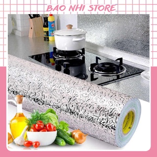 Cuộn giấy dán bếp tráng nhôm cách nhiệt, giấy bạc dán bếp 2456 baonhishop2202