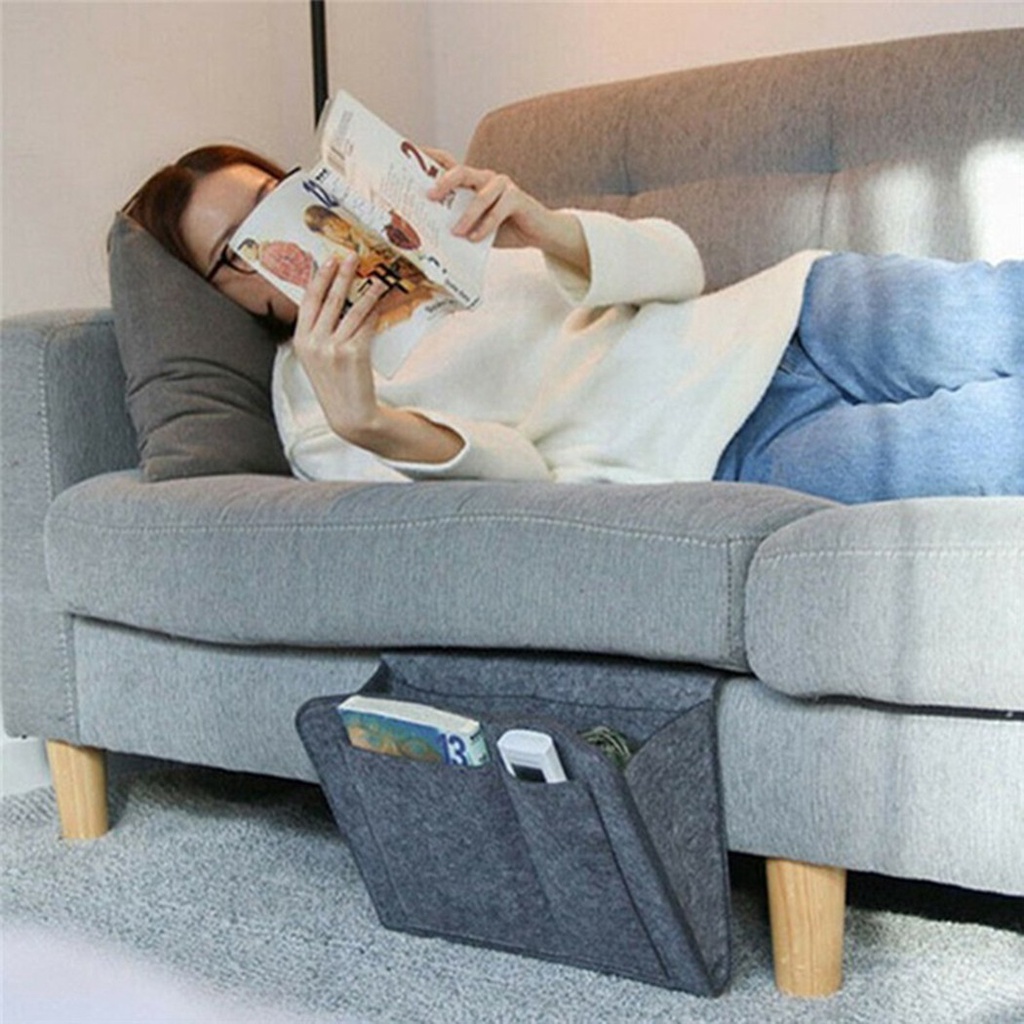 ✔[Hàng Có Sẵn] Túi Nỉ Đựng Điều Khiển Từ Xa / Ghế Sofa Giường Ngủ