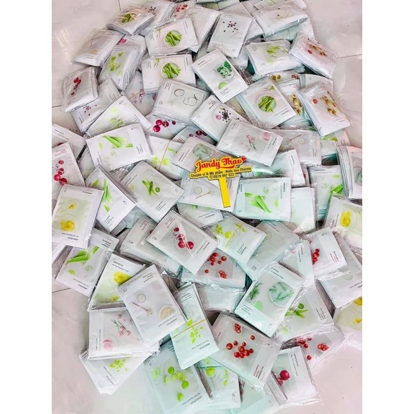 Combo 30 mặt nạ Innisfree My Real Squeeze Mask mix ngẫu nhiên, Combo 30 mask innisfree, 30 nạ dưỡng ẩm làm trắng da