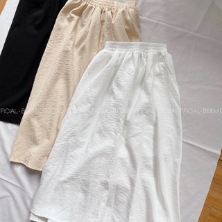 Chân váy đũi không nhăn có túi