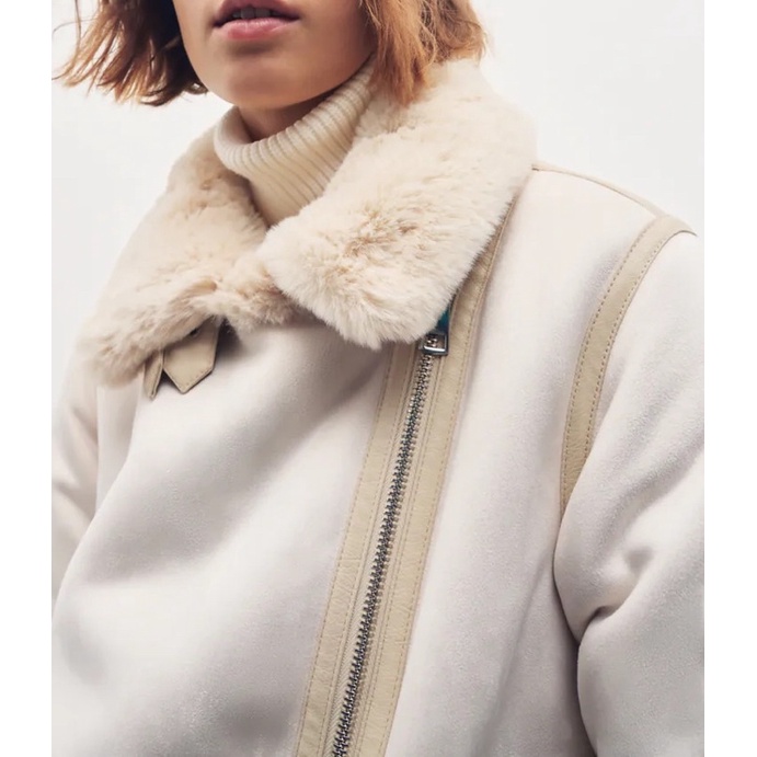 Áo khoác lông zara