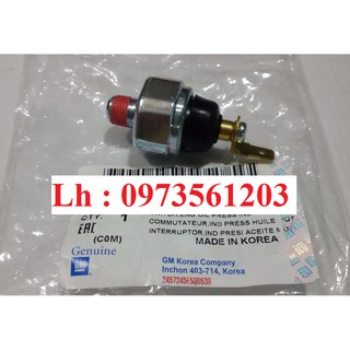 Cảm biến báo dầu Matiz, Spark  XỊN ( công tắc áp suất dầu ) -tặng vòng xoay hương hoa