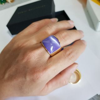 Nhẫn nam mặt đá tím
