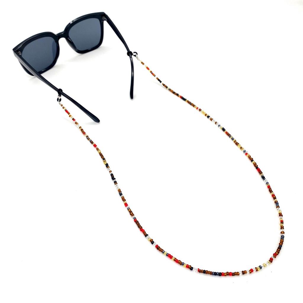 Dây Đeo Mắt Kính Xỏ Hạt Acrylic Nhiều Màu Chống Thất Lạc Cho Nam Nữ