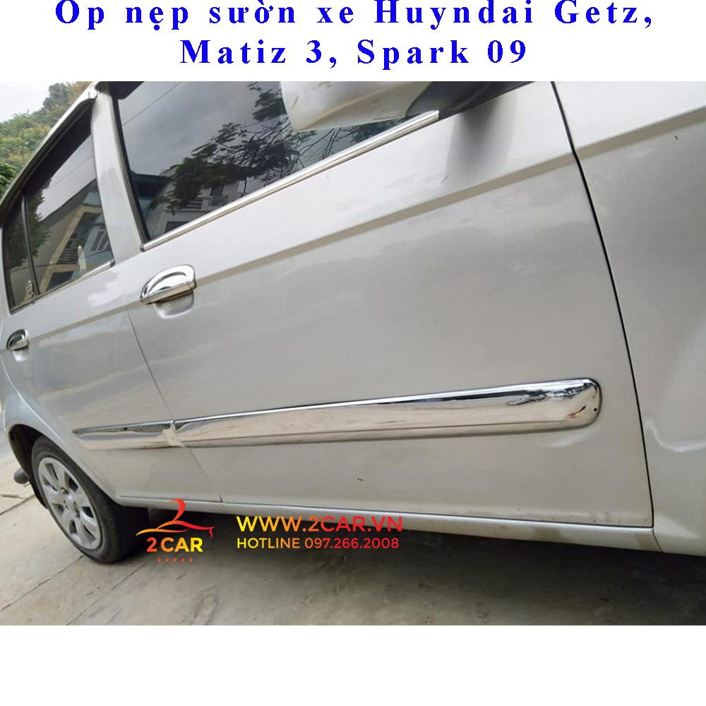 Nẹp sườn xe Hyundai Getz - Hàng đẹp