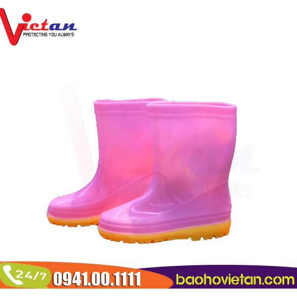 Ủng cao su/ Bốt cao su đi mưa em bé - Hình thật 100%