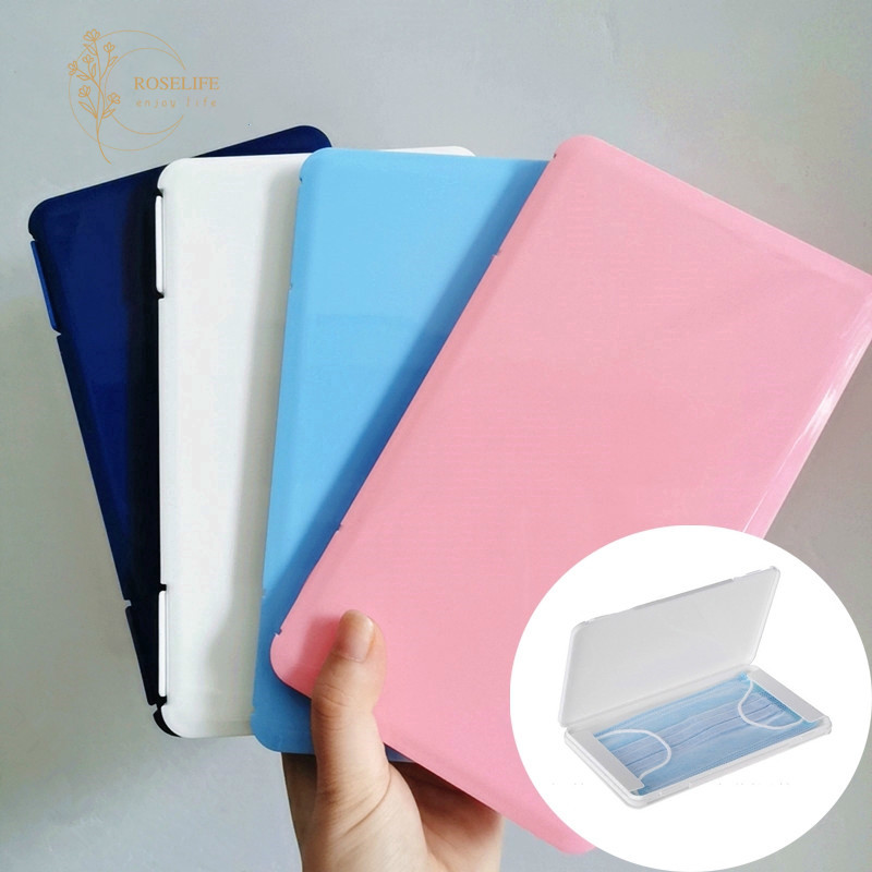 Hộp đựng khẩu trang chống bụi bẩn 4 màu sắc tùy chọn tiện lợi