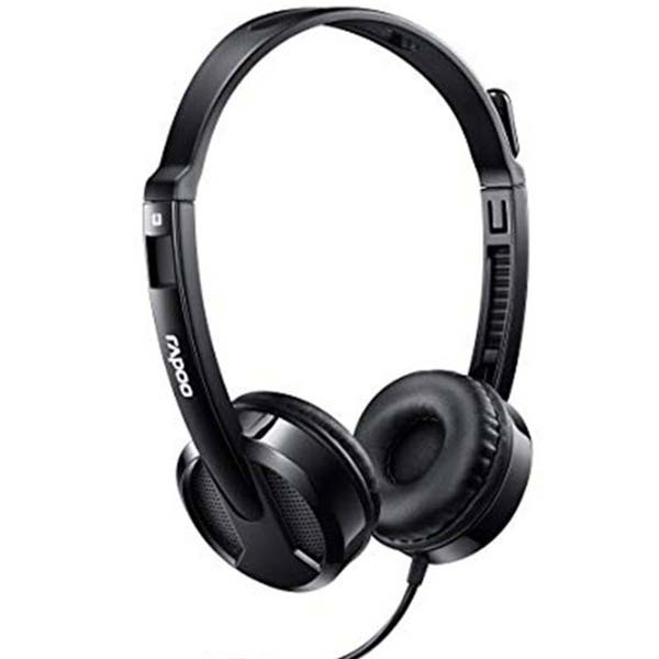 Tai nghe RAPOO H120 (ĐEN/ KẾT NỐI USB/ MIC CHỐNG ỒN) Bảo hành 12T