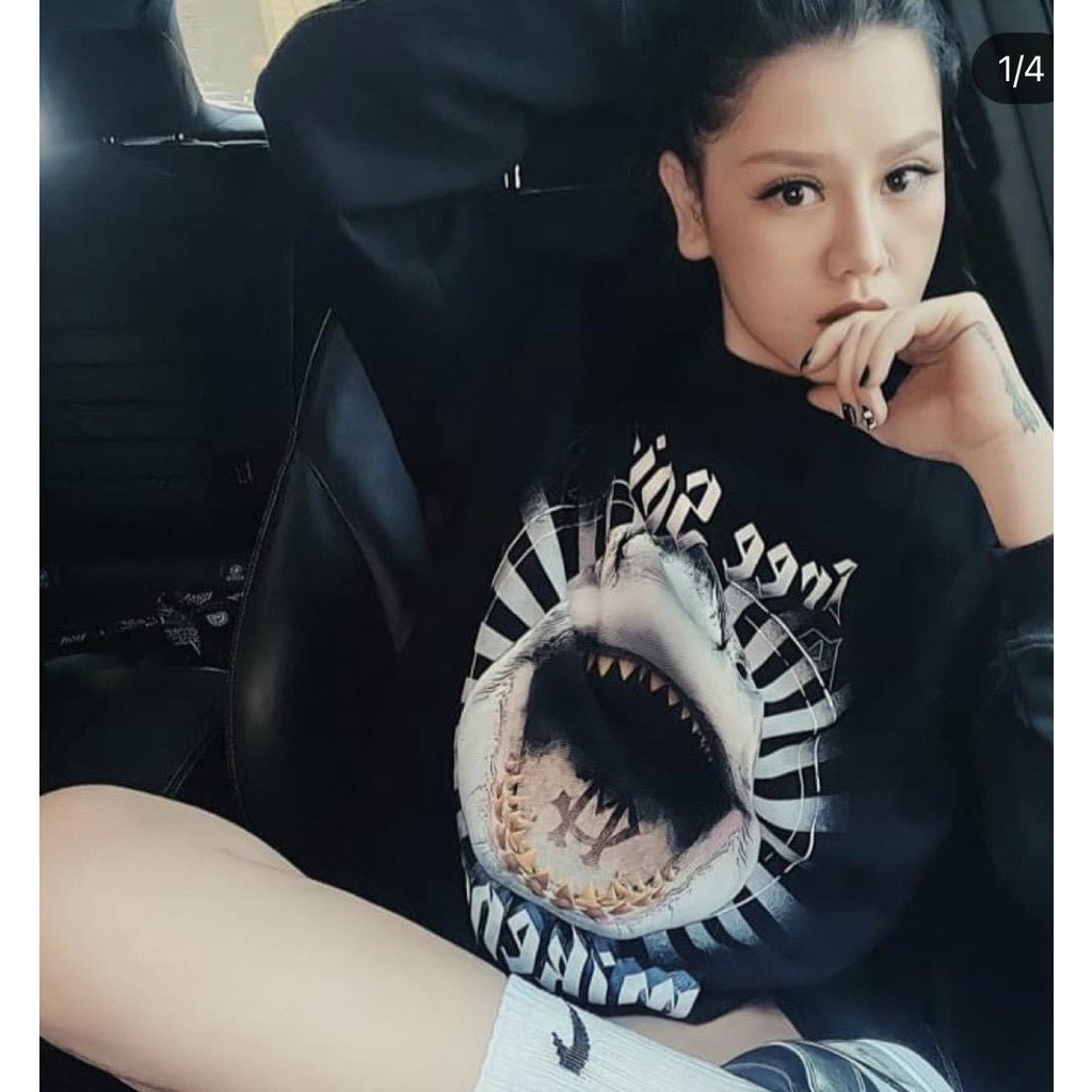 Áo Sweater Mikenco Cá Mập phong cách đường phố cực chất, Áo NỈ Unisex Nam Nữ