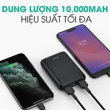 Pin Sạc Dự Phòng 10000mAh Aukey PB-N66 2 Cổng Sạc , Công Nghệ Airpower Thông Minh - Chính Hãng , Bảo Hành 24 Tháng